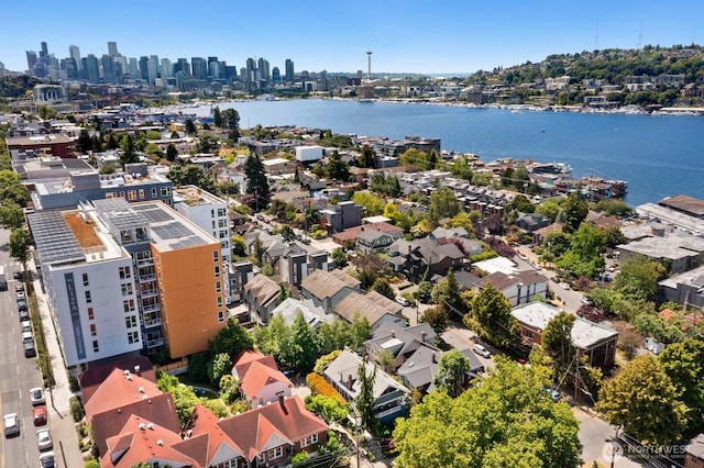 109 E Roanoke St, Seattle, WA 98102 - aerial view of a large body of water and city skyline