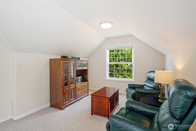 1402 Langara Cir, Bellingham, WA 98229 - living area with vaulted ceiling and light carpet