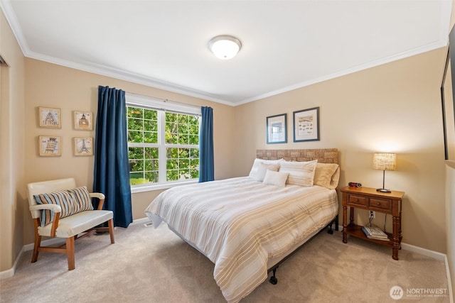 1402 Langara Cir, Bellingham, WA 98229 - bedroom featuring light colored carpet and crown molding