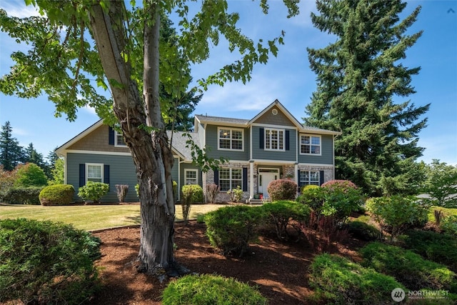 1402 Langara Cir, Bellingham, WA 98229 - view of front facade featuring a front lawn