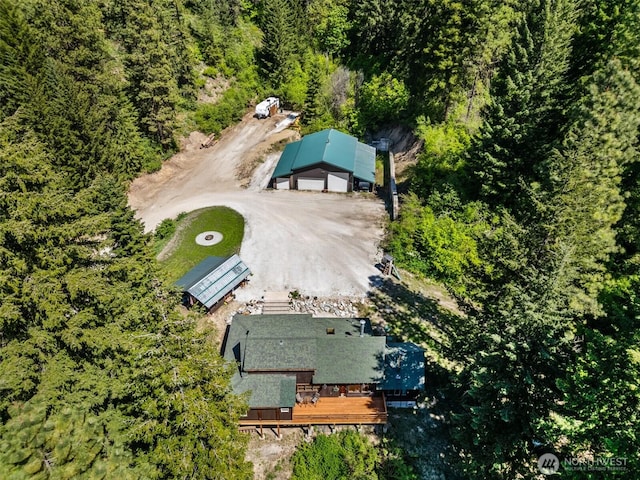 16845 Second Creek Rd, Leavenworth, WA 98826 - view from above of property