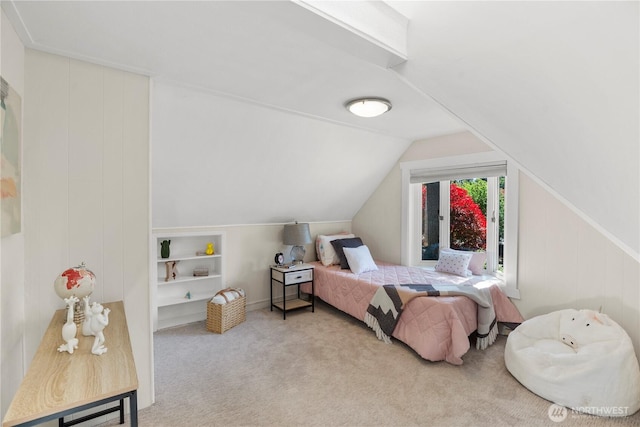 118 NW 132nd St, Seattle, WA 98177 - carpeted bedroom with lofted ceiling