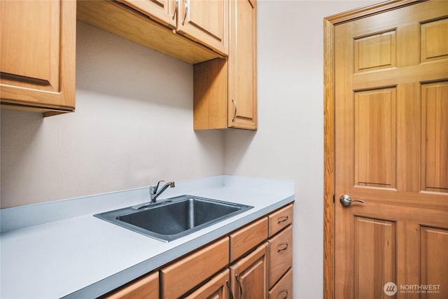 2401 Skyline Way Unit 203E, Anacortes, WA 98221 - kitchen with a sink and light countertops