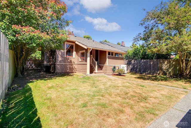 5618 35th Ave SW, Seattle, WA 98126 - view of front facade with a chimney and entry steps