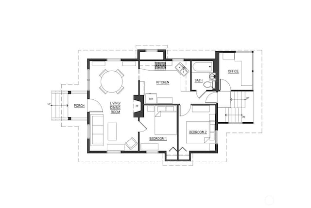 5618 35th Ave SW, Seattle, WA 98126 - view of floor plan / room layout