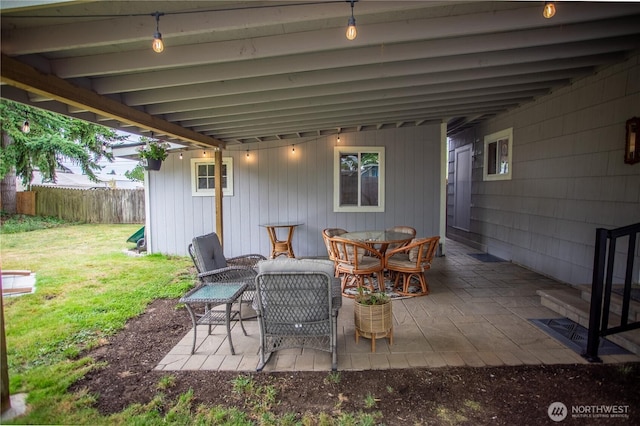 606 State St, Centralia, WA 98531 - view of patio featuring outdoor dining space