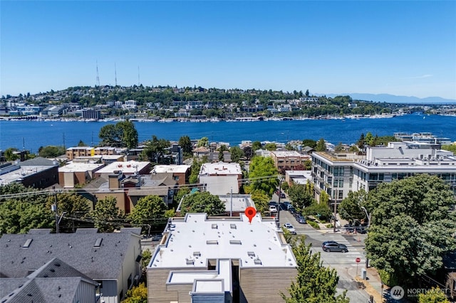 201 E Boston St Unit 2100, Seattle, WA 98102 - aerial view of a water and mountain view
