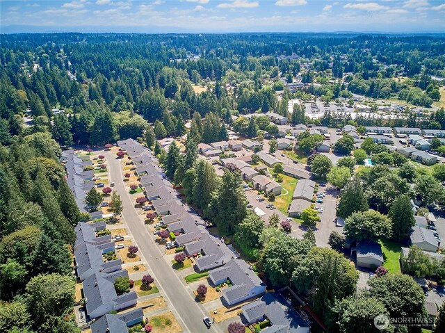 2003 SW 307th St Unit B, Federal Way, WA 98023 - aerial perspective of suburban area featuring a forest