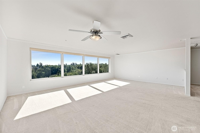 3201 Pacific Ave Unit 602, Tacoma, WA 98418 - carpeted spare room featuring ceiling fan and baseboards