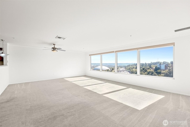 3201 Pacific Ave Unit 602, Tacoma, WA 98418 - unfurnished room with carpet and ceiling fan