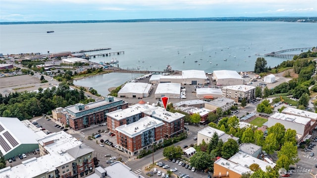 960 Harris Ave Unit 305, Bellingham, WA 98225 - bird's eye view of a nearby body of water and a notable bridge