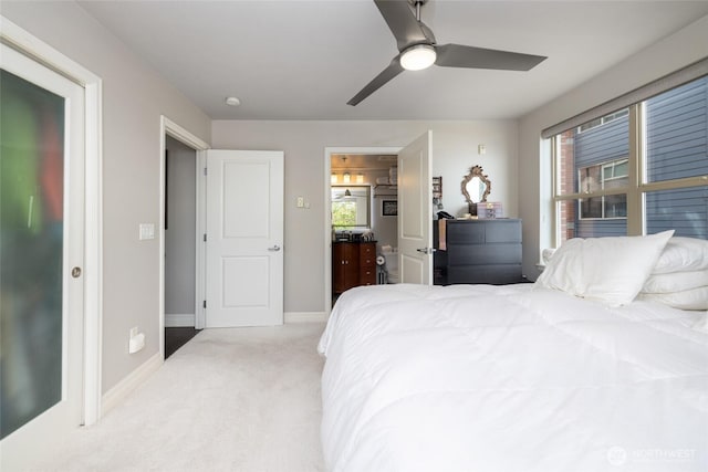 960 Harris Ave Unit 305, Bellingham, WA 98225 - bedroom with carpet flooring and a ceiling fan