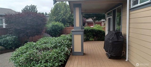 5000 Cypress Loop NE, Lacey, WA 98516 - wooden porch featuring a grill