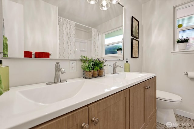 10507 NE 193rd St, Bothell, WA 98011 - full bathroom with double vanity and tile patterned floors