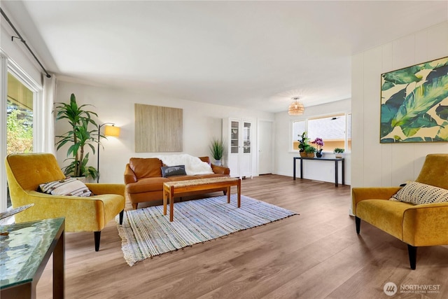 10507 NE 193rd St, Bothell, WA 98011 - living area featuring wood finished floors