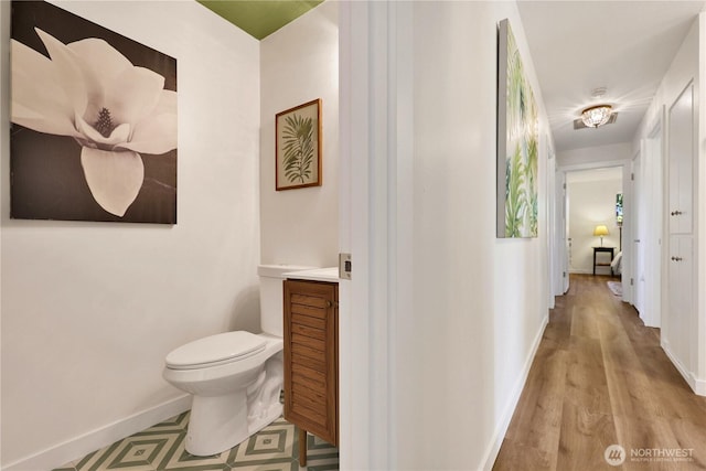 10507 NE 193rd St, Bothell, WA 98011 - hallway with baseboards and light wood finished floors