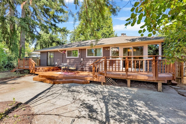 10507 NE 193rd St, Bothell, WA 98011 - back of house featuring a deck and a patio