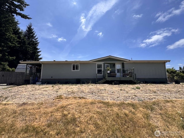 8839 Daffodil Ln SE, Olympia, WA 98513 - view of front of property featuring a deck