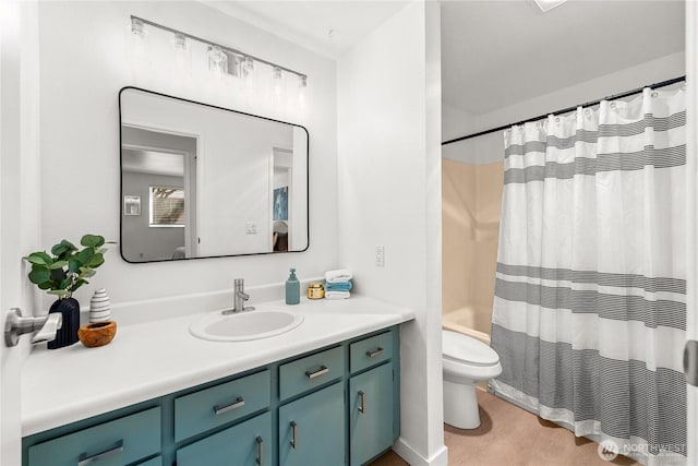 12504 NE 142nd Ln Unit C102, Kirkland, WA 98034 - full bathroom featuring vanity, wood finished floors, and shower / bath combo