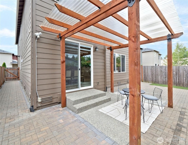 16271 SE 181st St, Renton, WA 98058 - view of patio with a pergola