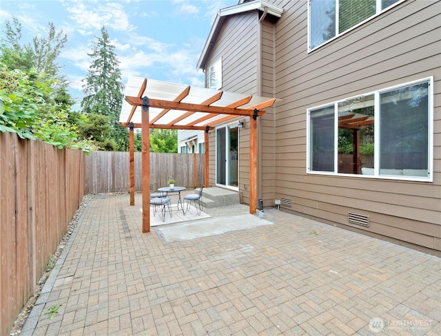 16271 SE 181st St, Renton, WA 98058 - fenced backyard featuring a pergola and a patio