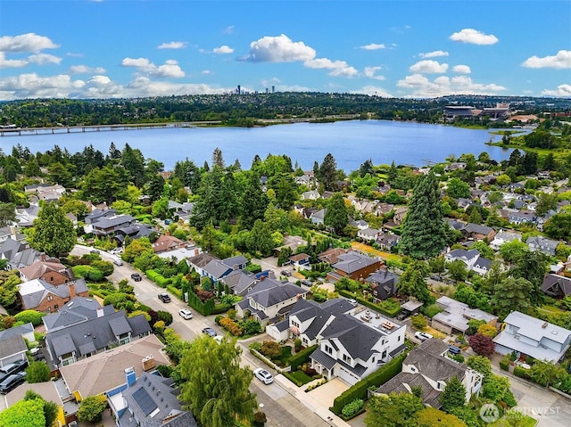 3865 46th Ave NE, Seattle, WA 98105 - aerial view of residential area with a nearby body of water