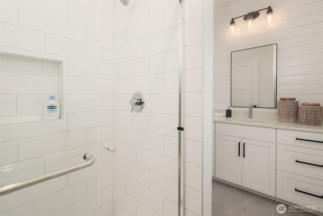 3865 46th Ave NE, Seattle, WA 98105 - full bathroom featuring a stall shower and vanity