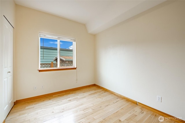 4824 Willow Dr, Blaine, WA 98230 - unfurnished bedroom with light wood finished floors and a closet