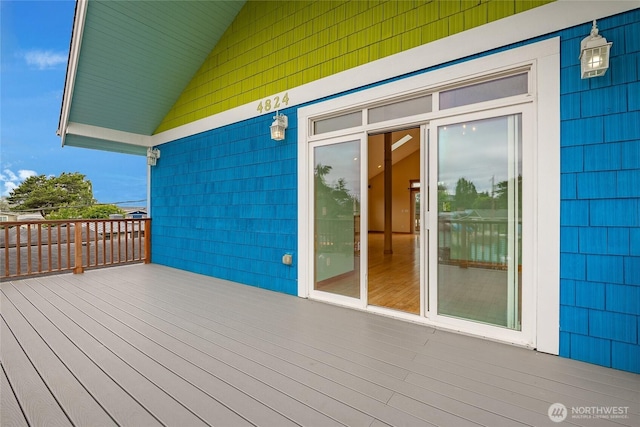 4824 Willow Dr, Blaine, WA 98230 - view of wooden terrace