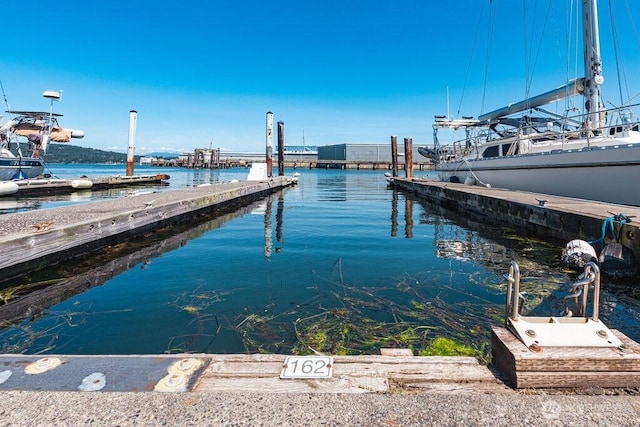 1600 5th St Unit D-162, Anacortes, WA 98221 - dock area featuring a water view