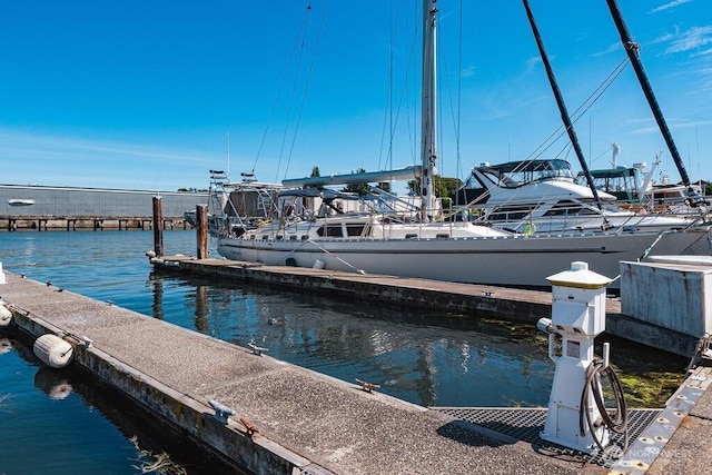 1600 5th St Unit D-162, Anacortes, WA 98221 - dock area featuring a water view