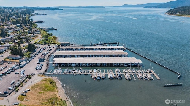 1600 5th St Unit D-162, Anacortes, WA 98221 - aerial view of a water and mountain view