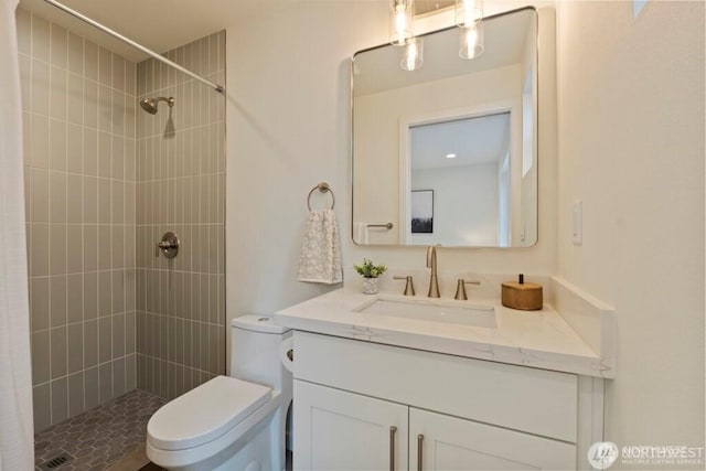 12302 5th Ave NE, Seattle, WA 98125 - bathroom with vanity and tiled shower