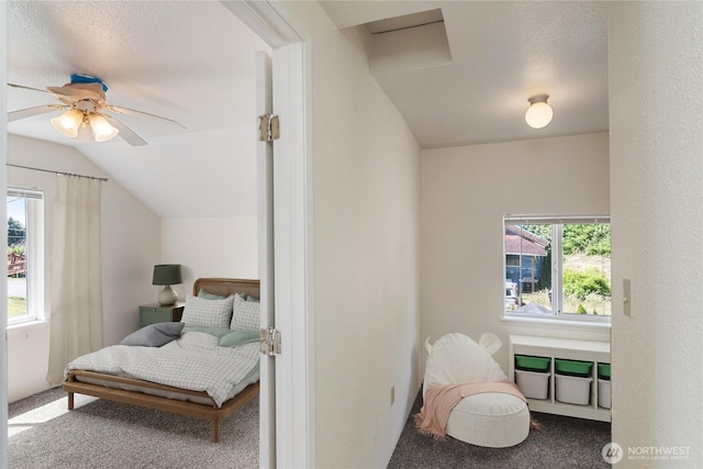 812 Duffy St, Aberdeen, WA 98520 - bedroom featuring carpet flooring and lofted ceiling