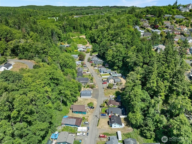 812 Duffy St, Aberdeen, WA 98520 - view of property location featuring a heavily wooded area and nearby suburban area