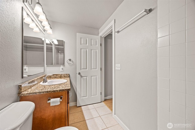 9822 NE 122nd St Unit U201, Kirkland, WA 98034 - full bathroom with vanity, tile patterned flooring, and a shower