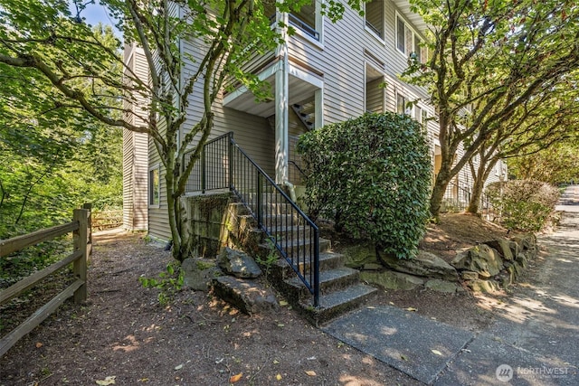 9822 NE 122nd St Unit U201, Kirkland, WA 98034 - view of side of home featuring stairway