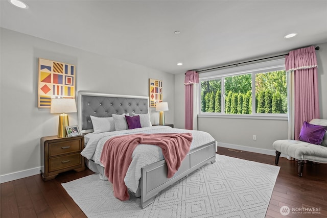 23422 26th Ave SE, Bothell, WA 98021 - bedroom featuring wood-type flooring and recessed lighting