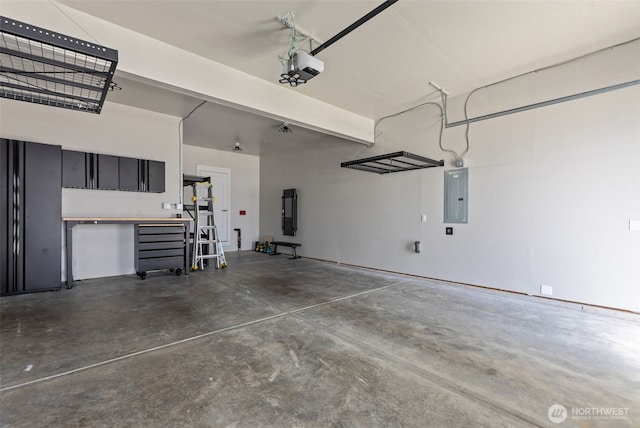 23422 26th Ave SE, Bothell, WA 98021 - garage featuring electric panel and a garage door opener