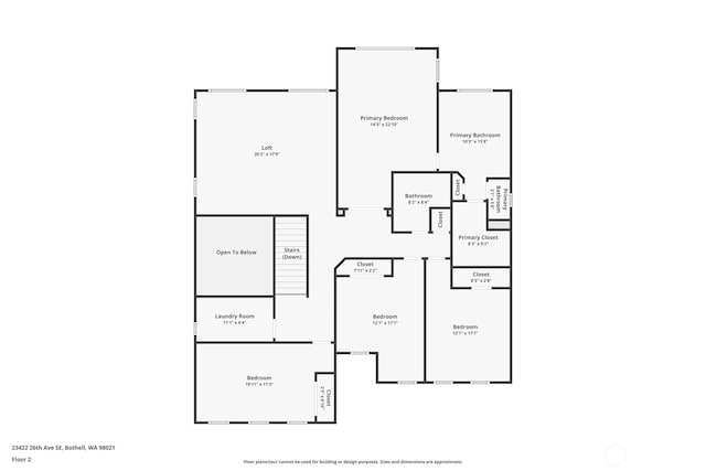 23422 26th Ave SE, Bothell, WA 98021 - view of floor plan / room layout