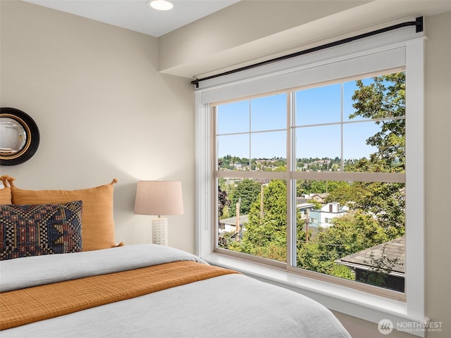 3011 Humes Pl W, Seattle, WA 98119 - bedroom featuring recessed lighting