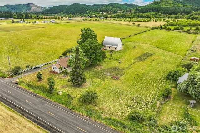 143 Mauerman Rd, Chehalis, WA 98532 - aerial view of sparsely populated area featuring mountains and agricultural land
