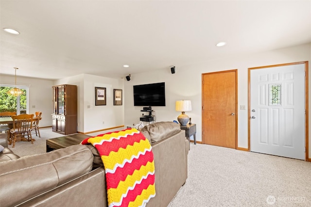 50 Steve Pl, Sequim, WA 98382 - living room with light colored carpet and recessed lighting
