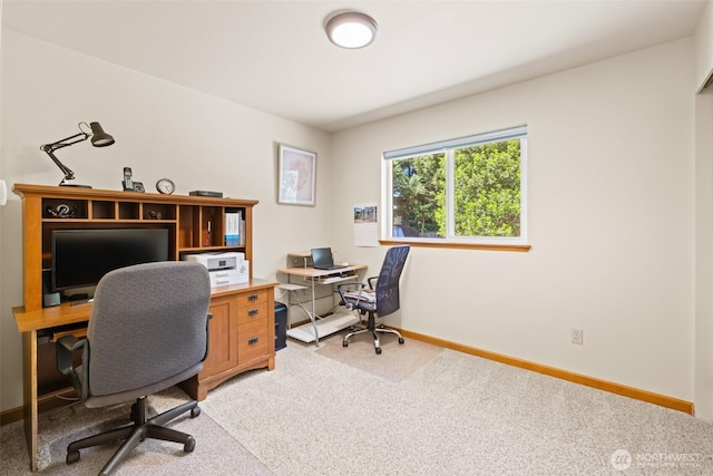 50 Steve Pl, Sequim, WA 98382 - office featuring light colored carpet and baseboards