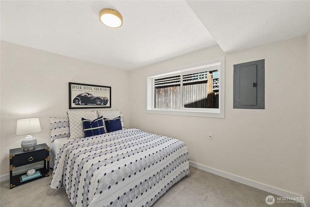 10032 35th Ave NE, Seattle, WA 98125 - carpeted bedroom with electric panel and baseboards