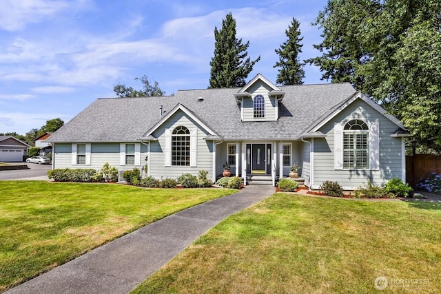 1307 Birchwood Dr, Everson, WA 98247 - view of front facade with roof with shingles and a front yard