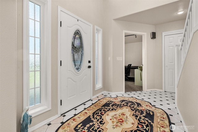 4618 51st Street Ct E, Tacoma, WA 98443 - foyer entrance with plenty of natural light and stairway