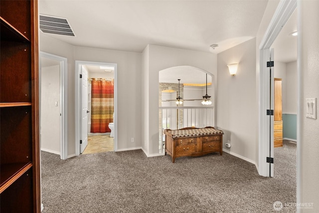 4618 51st Street Ct E, Tacoma, WA 98443 - hall featuring carpet and arched walkways