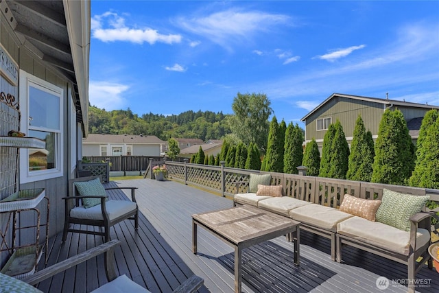 209 4th Ave N, Algona, WA 98001 - wooden terrace with an outdoor hangout area