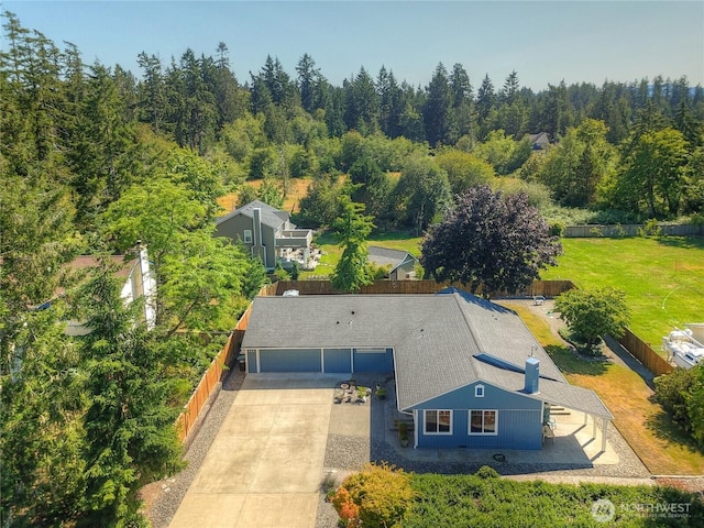 541 75th Way NE, Olympia, WA 98506 - view of subject property with a forest